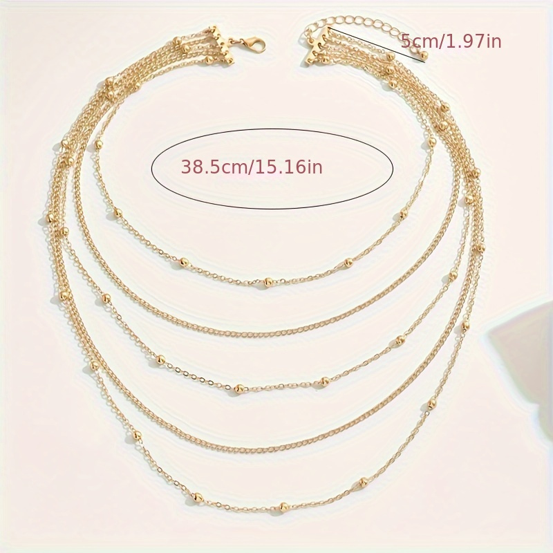Layer Chain Necklace - Ideal Gift for Mother's Anniversaries